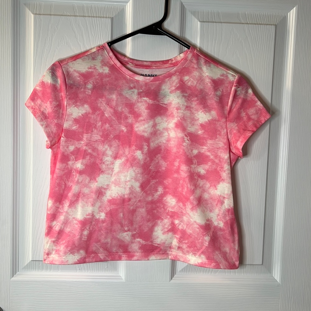 Old Navy Girls TieDye Short Sleeve Shirt L 10-12